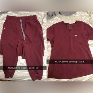 Maroon FIGS Scrubs
